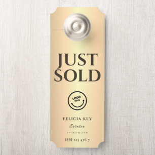 EINFACH VERKAUFT Real Anwesen Agent QR Fronttürenv Türanhänger