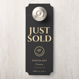 EINFACH VERKAUFT Real Anwesen Agent QR Fronttürenv Türanhänger