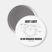 Einfach verloren in einer Bio Welt (Krebs Cycle Sp Magnet (Vorderseite/Rückseite)