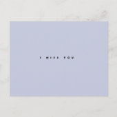 Einfach VERMISSTE Postkarte (Vorderseite)