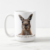 Einfach versuchen, es in dieser Welt lustiges Tier Kaffeetasse (Links)