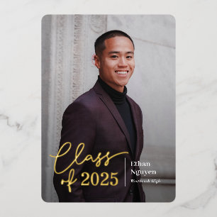 Einfach vertrauensvoller Abschluss Folieneinladung