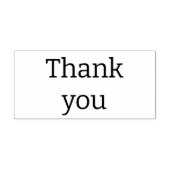 Einfach" Vielen Dank" Benutzerdefinierte Nachricht Gummistempel (Prägung)