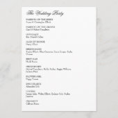 Einfach, vielseitig, elegant, schwarz und weiß programm (Rückseite)