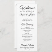 Einfach, vielseitig, elegant, schwarz und weiß programm (Vorne/Hinten)