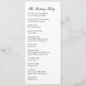 Einfach, vielseitig, elegant, schwarz und weiß programm (Rückseite)