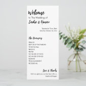 Einfach, vielseitig, Lässig Schwarz und Weiß Programm (Stehend Vorderseite)