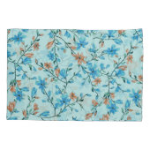 Einfach Vintag: Blumenmuster Kissenbezug (Rückseite)