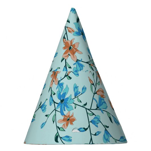 Einfach Vintag: Blumenmuster Partyhütchen (Rechts)