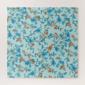 Einfach Vintag: Blumenmuster Puzzle (Horizontal)