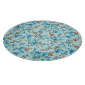 Einfach Vintag: Blumenmuster Schneidebrett (Ecke)