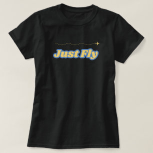 Einfach Vintage-Typografie fliegen Aviation T-Shirt