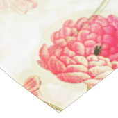 Einfach Vintages Viktorianisches rosa Blumendesign Tischdecke (Schrägansicht)