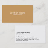 einfach visitenkarte (Vorne/Hinten)