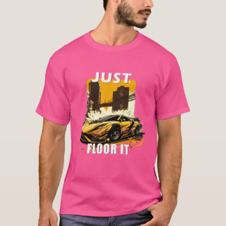 einfach Vollgas Rennwagen Drifting Auto Design Jun T-Shirt