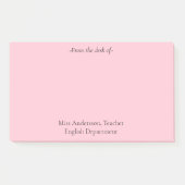 Einfach vom Schreibtisch des Lehrers Post-it Klebezettel (Vorderseite)