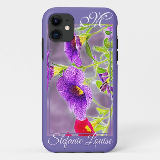 Einfach von unserem Pot abhängen (Monogramm) Case-Mate iPhone Hülle (Rückseite)