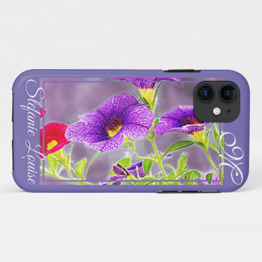 Einfach von unserem Pot abhängen (Monogramm) Case-Mate iPhone Hülle (Rückseite (Horizontal))