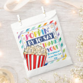 einfach vorbei sagen Dank Popcorn Freiwilligen Geschenktütchen (Ausgeschnitten)