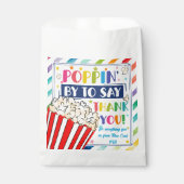 einfach vorbei sagen Dank Popcorn Freiwilligen Geschenktütchen (Vorderseite)