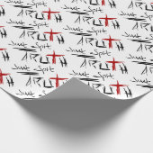 Einfach Wahrheit ausdrücken Geschenkpapier (Ecke)