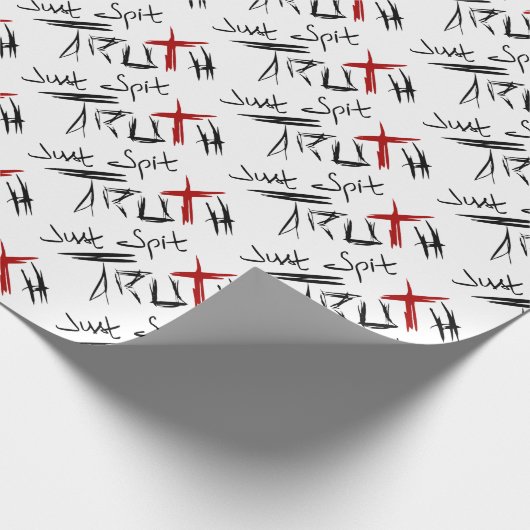 Einfach Wahrheit ausdrücken Geschenkpapier (Ecke)