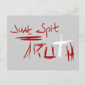 Einfach Wahrheit ausdrücken Postkarte (Vorderseite)