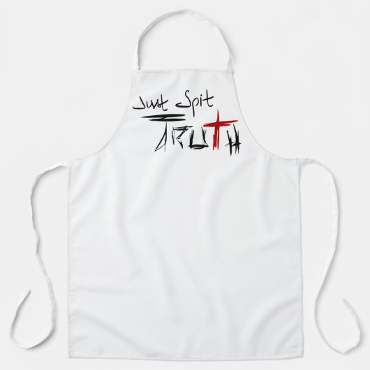 Einfach Wahrheit Christlich ausspucken Schürze (Vorderseite)