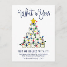 Einfach was für ein Jahr Weihnachten Gruß