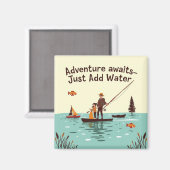 Einfach Wasser hinzufügen Magnet (Vorderseite/Rückseite)