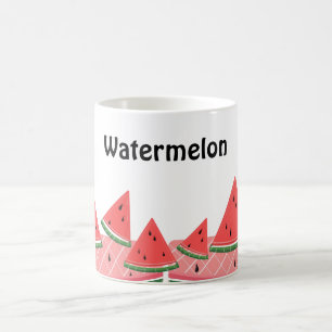 Einfach Wassermelone Kaffeetasse