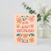 EINFACH WEGEN DER KARTE (Stehend Vorderseite)