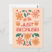 EINFACH WEGEN DER KARTE (Vorne/Hinten)