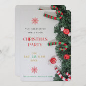 EINFACH! Weihnachten am Arbeitsplatz - Details hin Einladung (Vorne/Hinten)