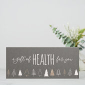 Einfach Weihnachts Chiropraktisches Geschenkgutsch (Stehend Vorderseite)