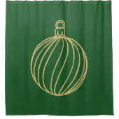 Einfach Weihnachtskollektion - Bauble Duschvorhang (Vorderseite)