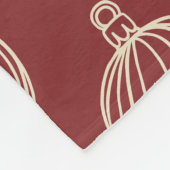 Einfach Weihnachtskollektion - Bauble Fleecedecke (Ecke)