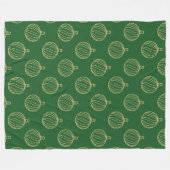 Einfach Weihnachtskollektion - Bauble Fleecedecke (Vorderseite (Horizontal))