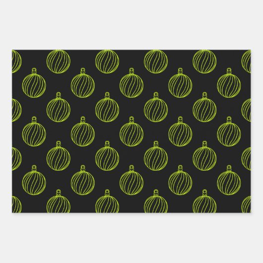 Einfach Weihnachtskollektion - Bauble Geschenkpapier Set (Vorderseite)