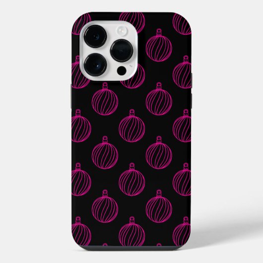 Einfach Weihnachtskollektion - Bauble iPhone Hülle (Rückseite)