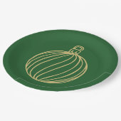 Einfach Weihnachtskollektion - Bauble Pappteller (Schrägansicht)