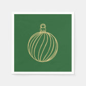 Einfach Weihnachtskollektion - Bauble Serviette (Vorderseite)