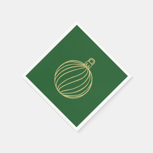 Einfach Weihnachtskollektion - Bauble Serviette (Ecke)