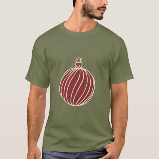 Einfach Weihnachtskollektion - Bauble T-Shirt (Vorderseite)