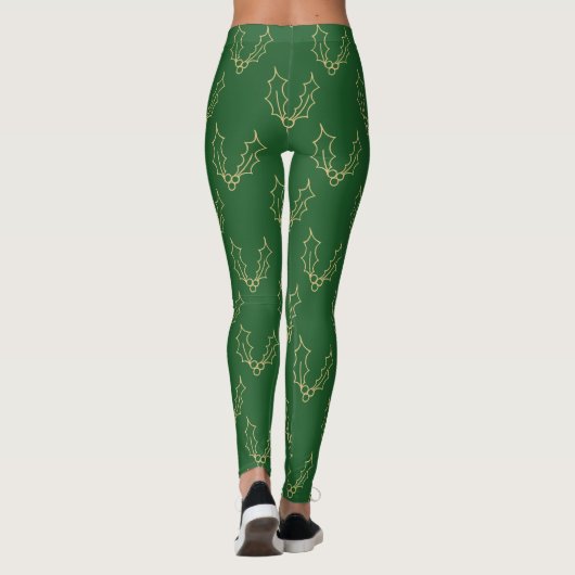 Einfach Weihnachtskollektion - Holly Leggings (Rückseite)