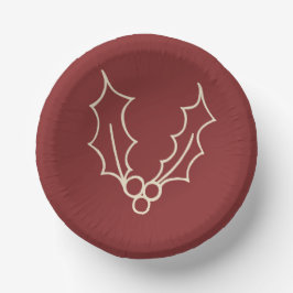 Einfach Weihnachtskollektion - Holly Pappteller