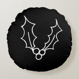 Einfach Weihnachtskollektion - Holly Rundes Kissen