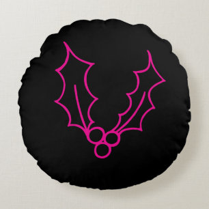 Einfach Weihnachtskollektion - Holly Rundes Kissen