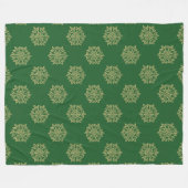 Einfach Weihnachtskollektion - Schneeflocke Fleecedecke (Vorderseite (Horizontal))