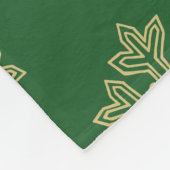 Einfach Weihnachtskollektion - Schneeflocke Fleecedecke (Ecke)